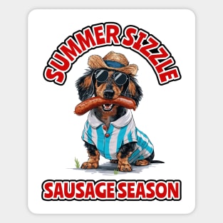 Summer Sizzle Sausage Season - Dachshund Lover Magnet